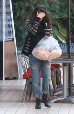 Pregnant MILA KUNIS Out Getting Lunch in Beverly Hills 10/14/2016