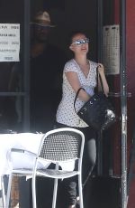 Pregnant NATALIE PORTMAN Out and About in Los Feliz 10/20/2016