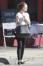 Pregnant NATALIE PORTMAN Out and About in Los Feliz 10/20/2016