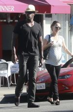 Pregnant NATALIE PORTMAN Out and About in Los Feliz 10/20/2016