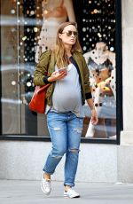 Pregnant OLIVIA WILDE Out in New York 10/06/2016