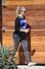 Pregnant TERESA PALMER Leaves Her Home in Los Angeles 10/05/2016