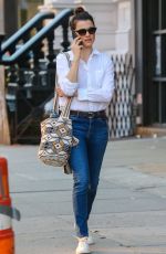 RACHEL WEISZ in Jeans Out in New York City 10/18/2016