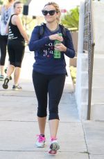 REESE WITHERSPOON at a Gym in Brentwood 10/03/2016