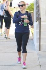 REESE WITHERSPOON at a Gym in Brentwood 10/03/2016