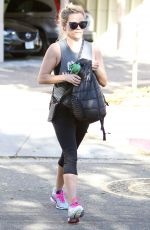 REESE WITHERSPOON at a Gym in Brentwood 10/03/2016