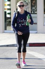 REESE WITHERSPOON at a Gym in Brentwood 10/03/2016