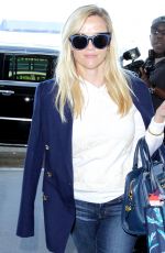 REESE WITHERSPOON at LAX Airport in Los Angeles 10/05/2016