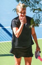 REESE WITHERSPOON on a Tennis Court in Los Angeles 10/21/2016