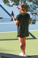 REESE WITHERSPOON on a Tennis Court in Los Angeles 10/21/2016
