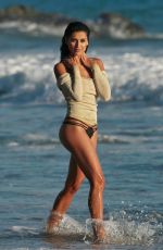 REY ROBIIN at 138 Water Photoshoot on the Beach in Los Angeles 10/10/2016