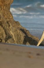 REY ROBIIN at 138 Water Photoshoot on the Beach in Los Angeles 10/10/2016