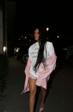RIHANNA Arrives at a Studio for a Puma Advertising Shooting in Paris 10/01/2016