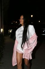 RIHANNA Arrives at a Studio for a Puma Advertising Shooting in Paris 10/01/2016
