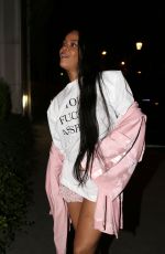 RIHANNA Arrives at a Studio for a Puma Advertising Shooting in Paris 10/01/2016