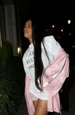RIHANNA Arrives at a Studio for a Puma Advertising Shooting in Paris 10/01/2016