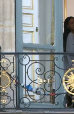 RIHANNA Arrives on the Set of a Photoshoot in Paris 10/02/2016