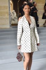RIHANNA at Christian Dior Fashion Show at Paris Fashion Week 09/30/2016