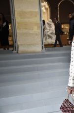 RIHANNA at Christian Dior Fashion Show at Paris Fashion Week 09/30/2016