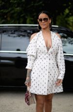 RIHANNA at Christian Dior Fashion Show at Paris Fashion Week 09/30/2016