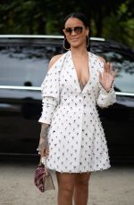 RIHANNA at Christian Dior Fashion Show at Paris Fashion Week 09/30/2016