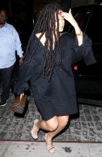 RIHANNA at Paintbox Nail Salon in New York 10/07/2016