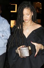 RIHANNA at Paintbox Nail Salon in New York 10/07/2016