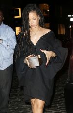 RIHANNA at Paintbox Nail Salon in New York 10/07/2016