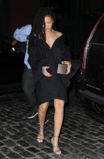 RIHANNA at Paintbox Nail Salon in New York 10/07/2016