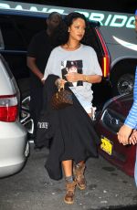 RIHANNA in Cut Off Out and Abuot in New York 10/19/2016