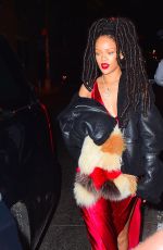 RIHANNA Leaves Carbone Italian Restaurant in New York 10/06/2016