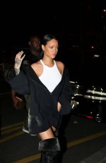 RIHANNA Night Out in Paris 09/29/2016