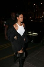 RIHANNA Night Out in Paris 09/29/2016
