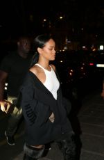 RIHANNA Night Out in Paris 09/29/2016