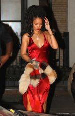 RIHANNA Out for Dinner in New York 10/05/2016