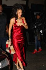 RIHANNA Out for Dinner in New York 10/05/2016