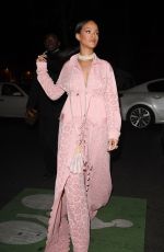 RIHANNA Out for Dinner in Paris 09/28/2016