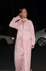 RIHANNA Out for Dinner in Paris 09/28/2016