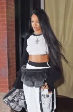 RIHANNA Out in New York 09/06/2016