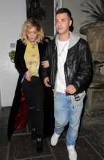RITA ORA at Beach Blanket Babylon in Notting Hill 09/29/2016