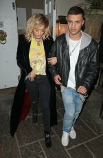 RITA ORA at Beach Blanket Babylon in Notting Hill 09/29/2016
