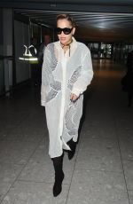 RITA ORA at Heathrow Airport in London 10/07/2016