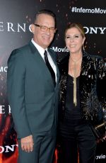 RITA WILSON at ‘Inferno’ Premiere in Los Angeles 10/25/2016