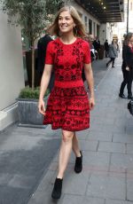 ROSAMUND PIKE at hHer Hotel in London 10/05/2016