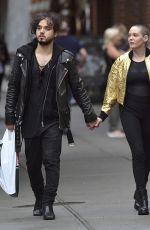 ROSE MCGOWAN and Davey Detail Out in New York 10/08/2216