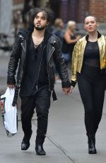 ROSE MCGOWAN and Davey Detail Out in New York 10/08/2216