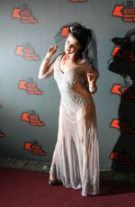 SAARA AALTO at Kiss FM Haunted House Party in London 10/27/2016