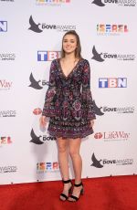 SADIE ROBERTSON at 47th aAnnual GMA Dove Awards in Nashville 10/11/2016