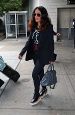 SALMA HAYEK at JFK Airport in New York 09/29/2016
