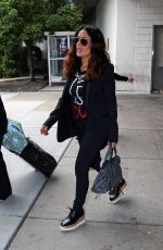 SALMA HAYEK at JFK Airport in New York 09/29/2016
